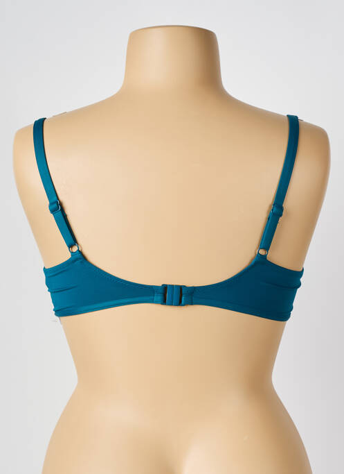 Sutien de costum de baie elasticitate sutien cupe întregi cu decolteu înalt albastru FANTASIE femme