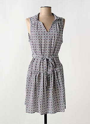 Rochie midi albastru ARELINE femeie