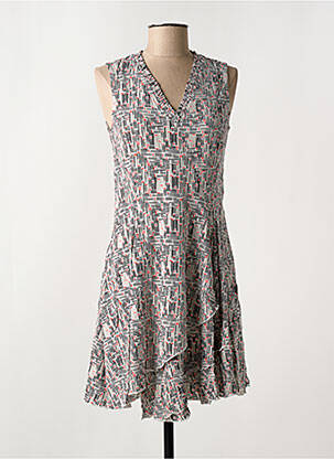 Rochie midi gri ARELINE femeie