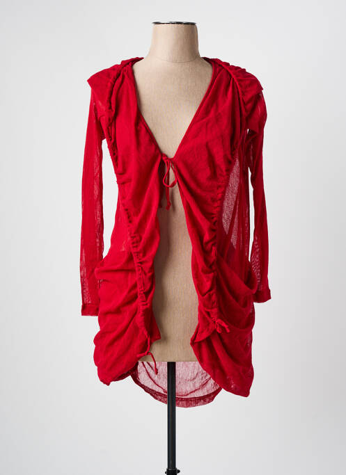 Vestă cu mâneci lungi roșu ARELINE femeie