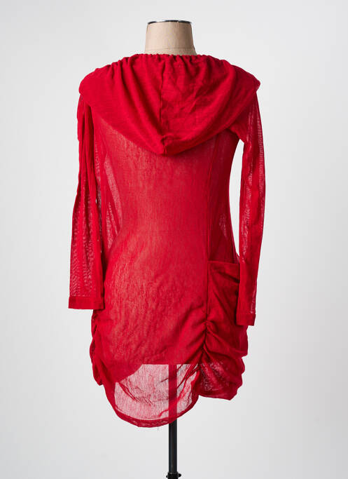 Vestă cu mâneci lungi roșu ARELINE femeie