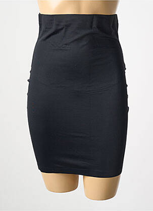 Jupon/fond de rochie efect material satinat negru JULIMEX femeie