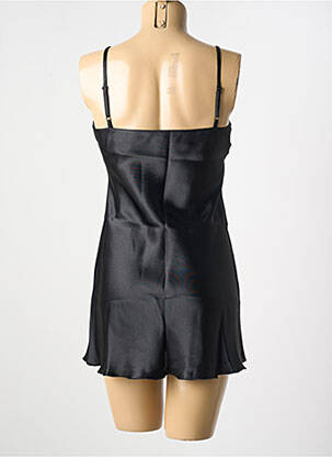 Nuisetă/combinetă țesătură satinată negru LINGERIE STORY femeie