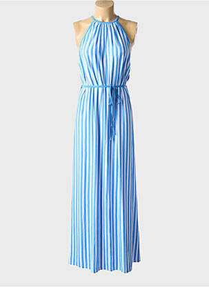 Rochie lungă albastru FREYA femeie