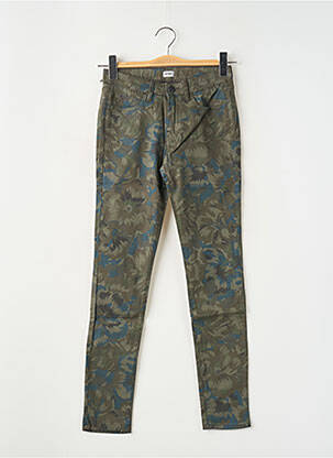 Blugi cu croială slim verde REIKO femeie