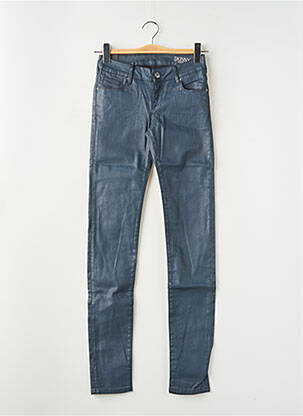 Blugi skinny elasticitate talie joasă albastru SCHOOL RAG femeie