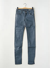 Blugi skinny elasticitate talie joasă albastru SCHOOL RAG femeie