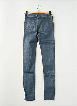 Blugi skinny elasticitate talie joasă albastru SCHOOL RAG femeie