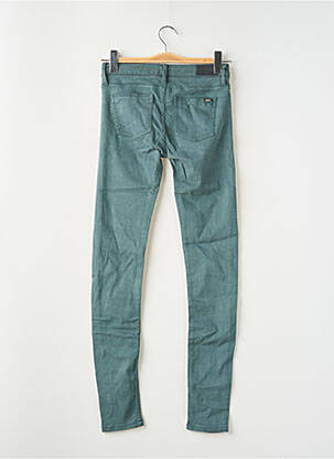 Blugi skinny elasticitate talie joasă verde REIKO femeie