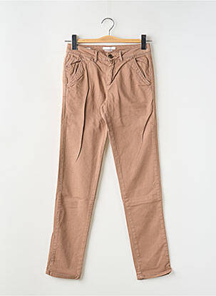 Pantalon chino talie joasă talie joasă maro REIKO femeie