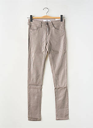 Blugi skinny elasticitate talie joasă gri REIKO femeie