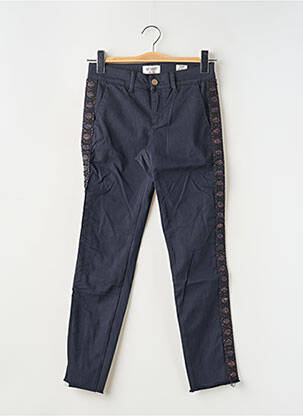 Pantalon chino talie joasă talie joasă albastru HAPPY femeie
