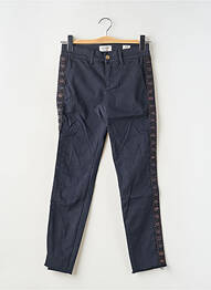 Pantalon chino talie joasă talie joasă albastru HAPPY femeie