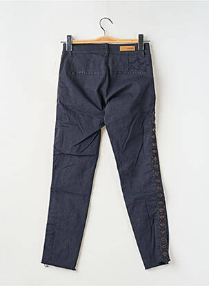Pantalon chino talie joasă talie joasă albastru HAPPY femeie