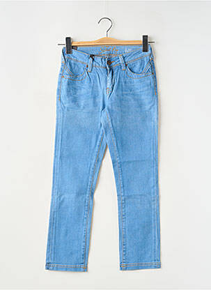 Blugi cu croială slim albastru SCHOOL RAG femeie