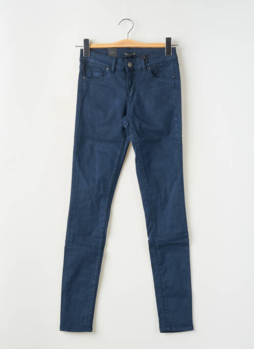 Blugi skinny elasticitate talie joasă albastru CIMARRON femme