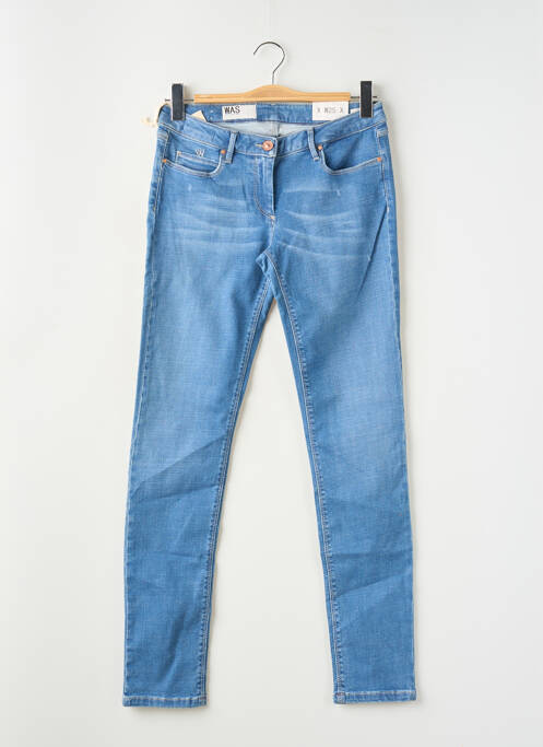 Blugi cu croială slim albastru WAS femeie