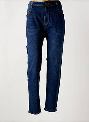 Blugi cu croială slim elasticitate mărime normală albastru BS JEANS femeie