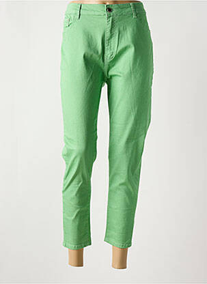 Pantalon 7/8 elasticitate mărime normală verde BS JEANS femeie