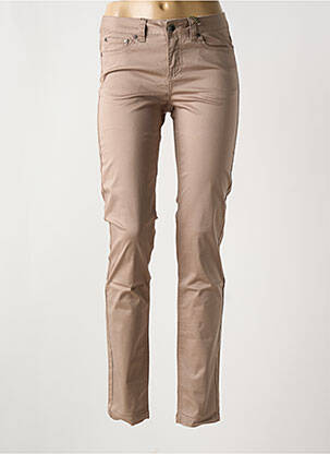 Blugi cu croială slim maro LES P'TITES BOMBES femeie