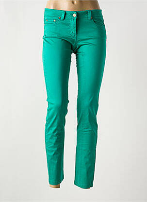 Blugi cu croială slim verde LES P'TITES BOMBES femeie