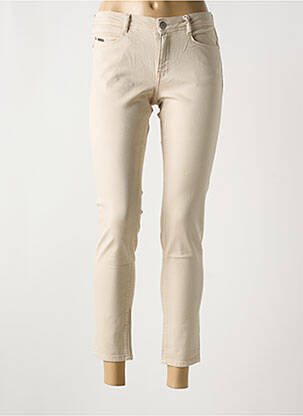 Blugi cu croială slim bej KANOPE femeie