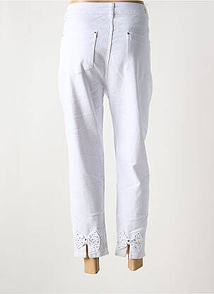 Blugi cu croială slim elasticitate mărime normală alb BS JEANS femeie