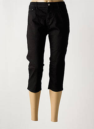 Pantalon trei sferturi negru BS JEANS femeie