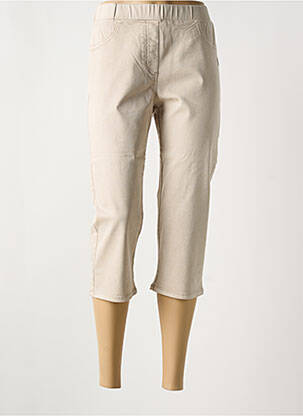 Pantalon trei sferturi bej CONCEPT K femeie