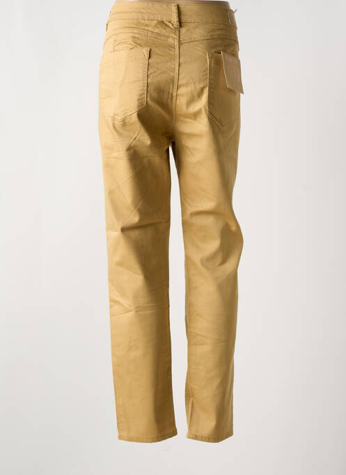 Blugi cu croială slim galben BS JEANS femeie