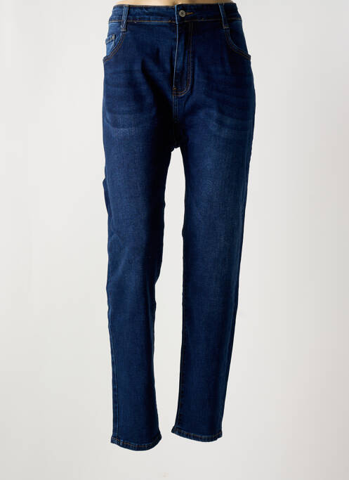 Blugi cu croială slim albastru BS JEANS femeie