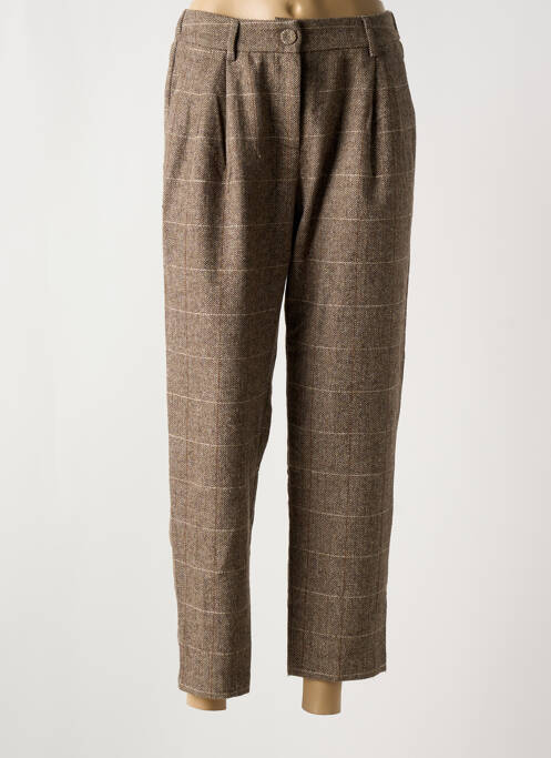Pantalon 7/8 maro MOLLY BRACKEN femeie
