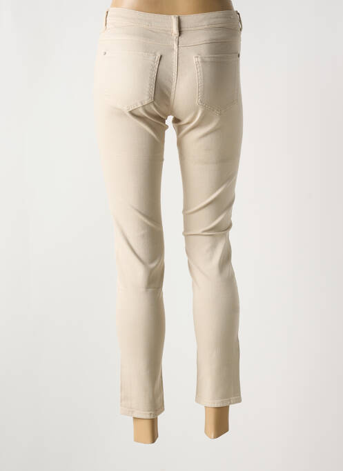 Blugi cu croială slim bej KANOPE femeie