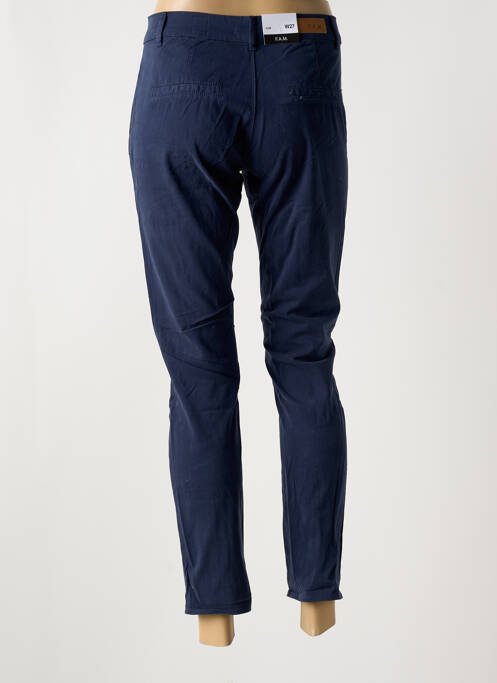 Pantalon chino albastru F.A.M. femeie
