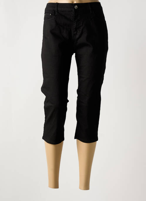 Pantalon trei sferturi negru BS JEANS femeie