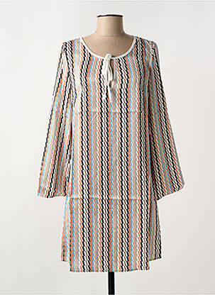 Rochie scurtă mâneci lungi mâneci lungi alb ARELINE femeie