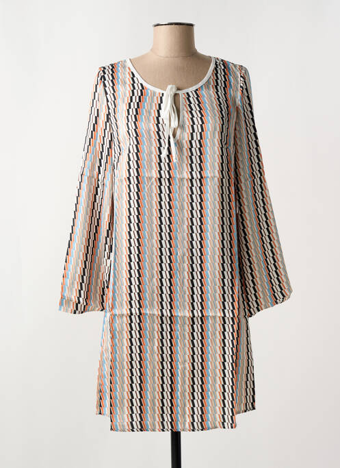 Rochie scurtă mâneci lungi mâneci lungi alb ARELINE femme