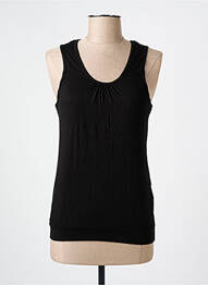 Maiou elasticitate fără mâneci negru BLACK LABEL femme