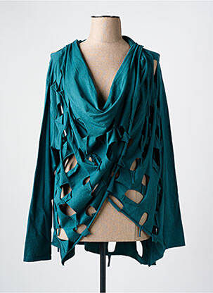 Vestă cu mâneci lungi albastru PIMENT ROUGE femeie