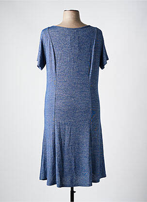 Rochie midi mâneci scurte mâneci scurte albastru NANA BELLE femeie
