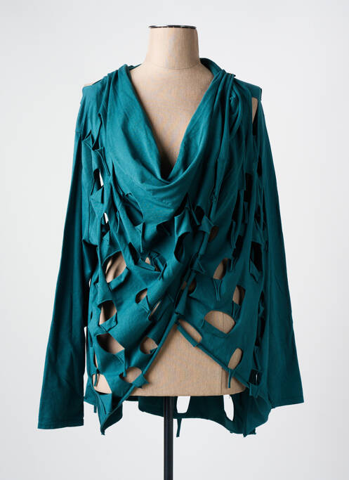 Vestă cu mâneci lungi albastru PIMENT ROUGE femeie