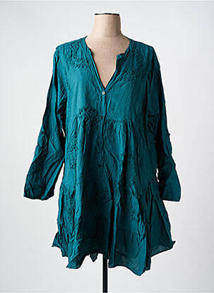 Rochie midi verde PIMENT ROUGE femeie