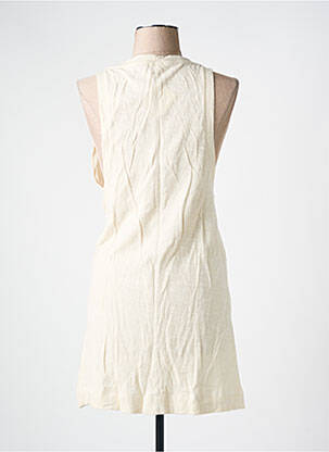 Rochie scurtă fără mâneci fără mâneci bej AMERICAN VINTAGE femeie