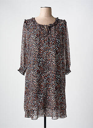 Rochie scurtă mâneci lungi mâneci lungi negru FRED SABATIER femeie