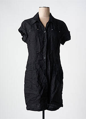 Rochie midi mâneci scurte mâneci scurte negru STREET ONE femeie