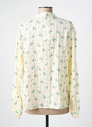 Cămașă imprimeu floral mâneci lungi bej BY ONE femeie