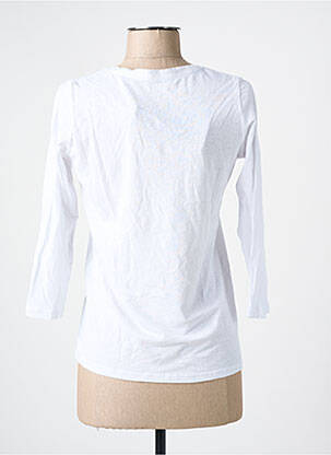 Tricou mâneci 3/4 mâneci 3/4 alb SCHOOL RAG femeie