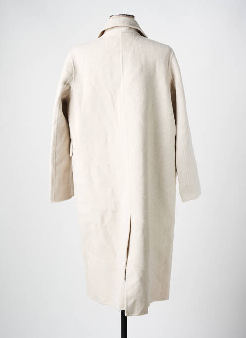 Palton lung bej SEE U SOON femeie