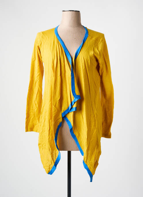 Vestă cu mâneci lungi galben JULIE femeie