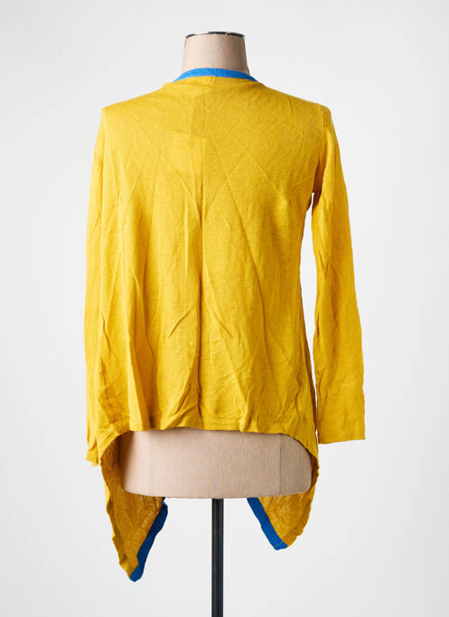 Vestă cu mâneci lungi galben JULIE femeie